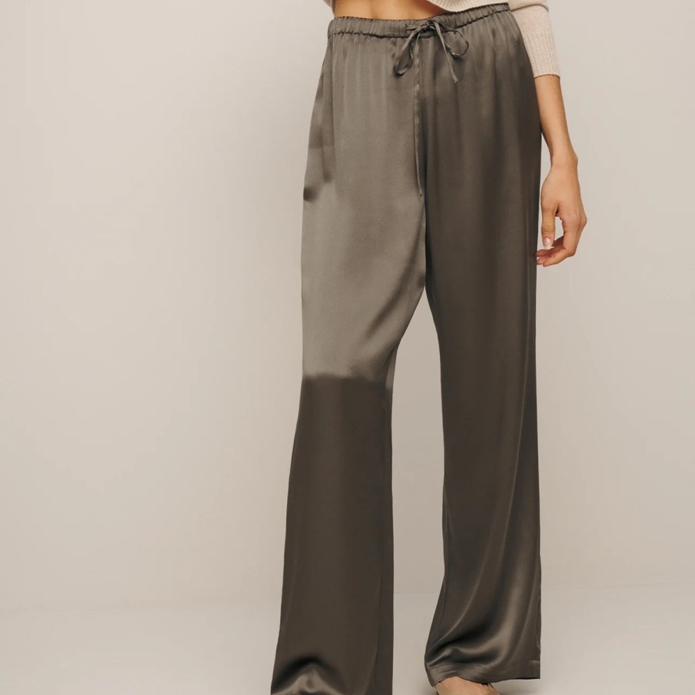 Reformation Olina Silk Pants